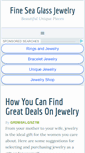 Mobile Screenshot of fineseaglassjewelry.com